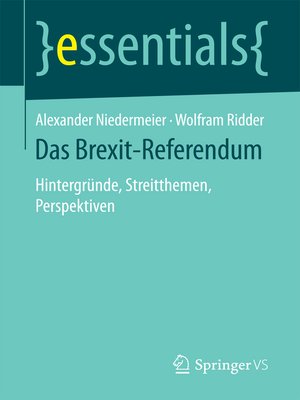 cover image of Das Brexit-Referendum